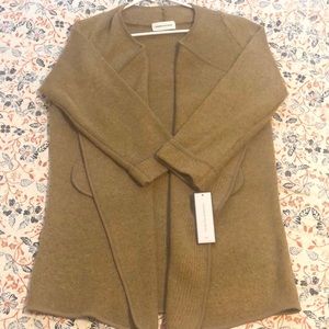 Marled Knit wrapped open Cardigan